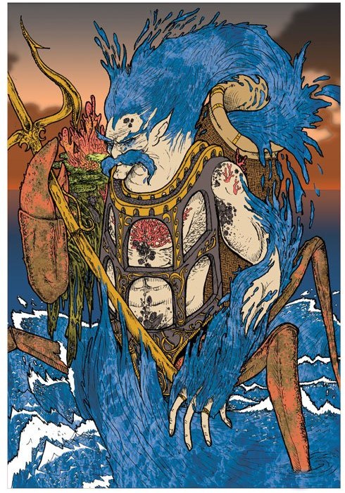 Illustration of Poseidon