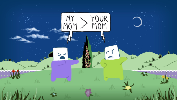 Animation still, character short
