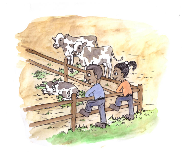Children's book watercolour