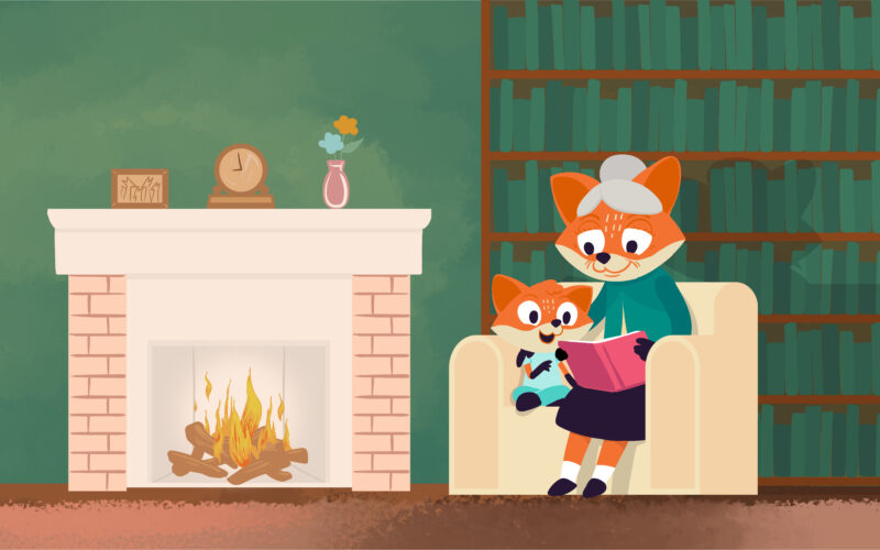 Nooksy storybook scene