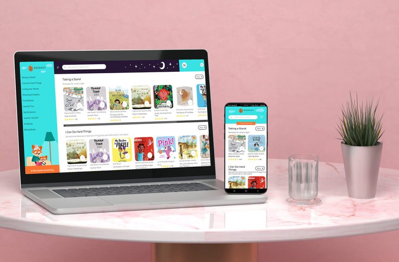 Nooksy: App & Web App UI