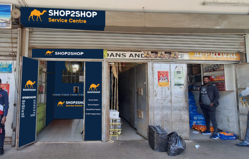 Shop2Shop service centre branding