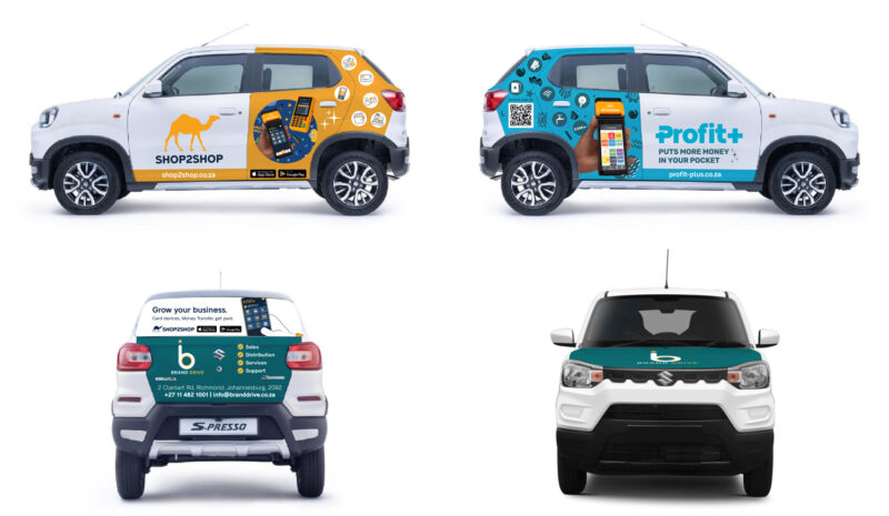 Shop2Shop Suzuki S-Presso vehicle wrap
