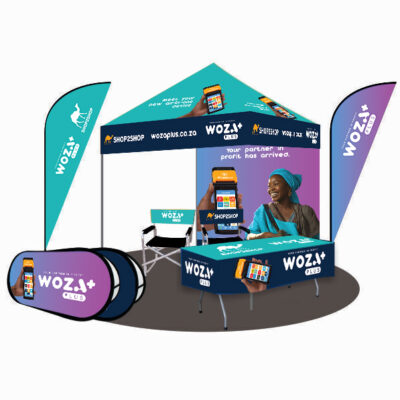 Shop2Shop Woza+ gazebo stand