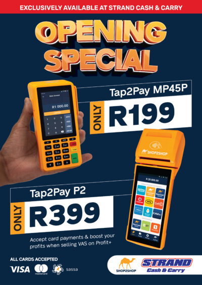Strand Cash & Carry opening special poster