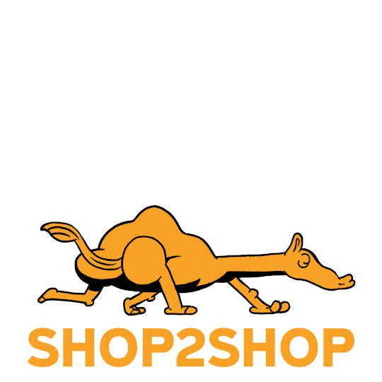 Shop2Shop logo with a twist