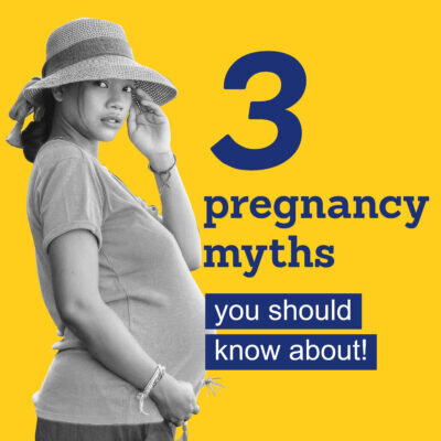 Marie Stopes, three pregnancy myths ad
