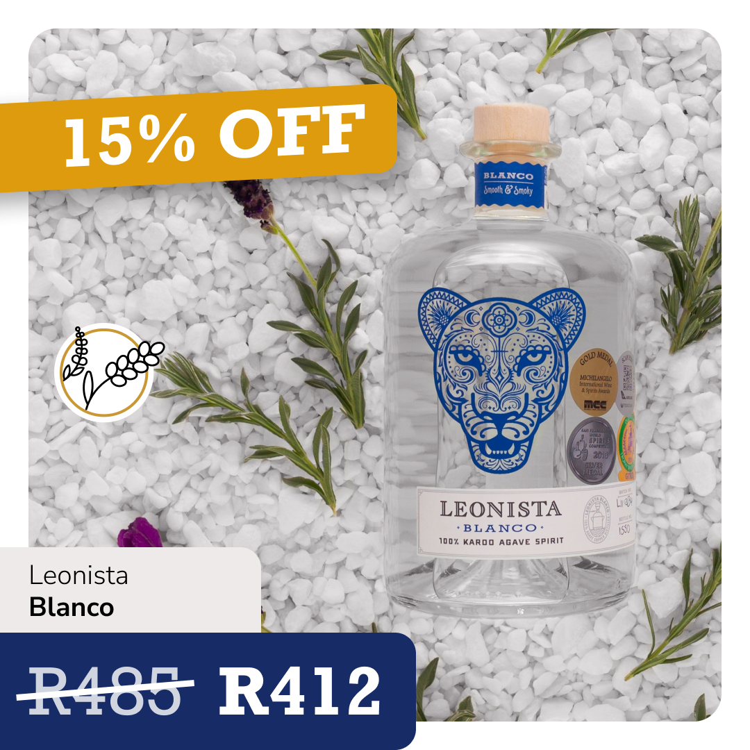 Leonista Blanco, 15% off ad
