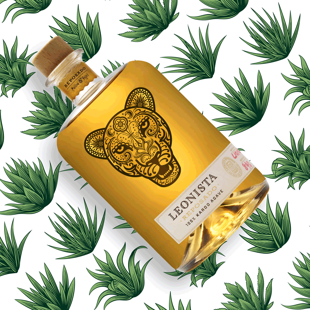 Leonista Reposado, agave pattern animation