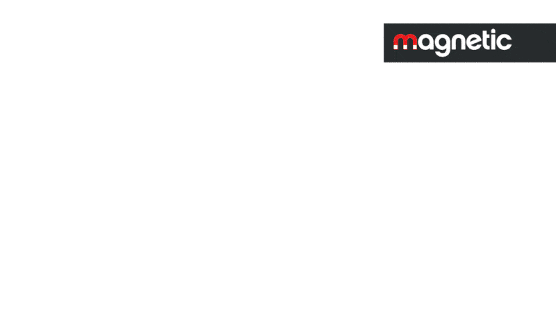 Magnetic, animated agency ad