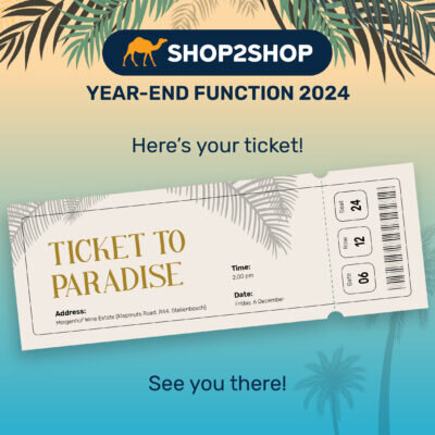 Shop2Shop, year-end function 2024 ticket
