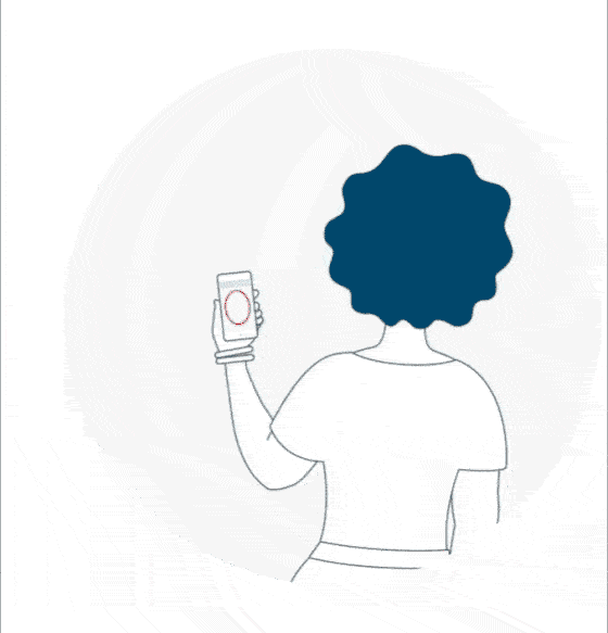 Capitec, in-app scan flow animation